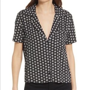Reformation Cuba top, blouse , button up